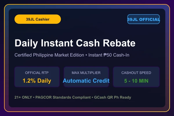 daily casino cashback Official Guide - 39JL Philippines